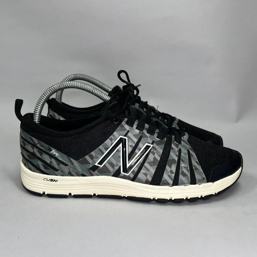 New Balance Womens Black and Gray Athletic Sneakers